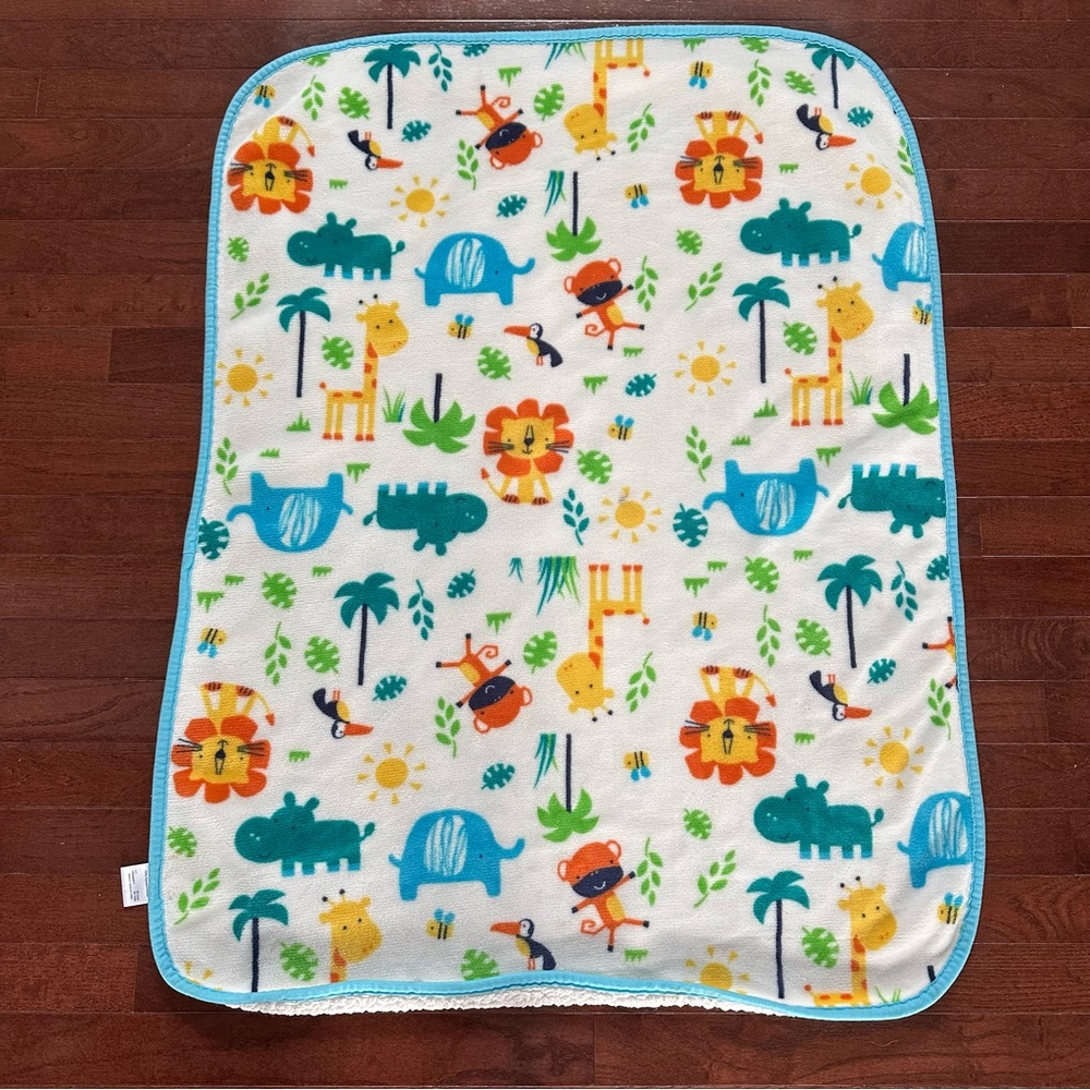 Bundled only 💕 Little Wonders Jungle Safari Baby Blanket